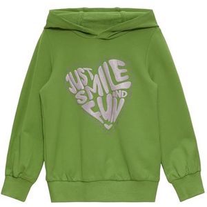 s.Oliver Junior Sweatshirt met capuchon en glitterprint, 7450, 116-122 Große Größen