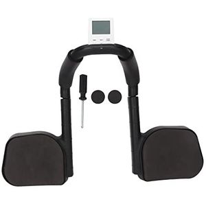 Multifunctionele Plank Trainer, Timing Display Plank Apparatuur Pas Hoek Breedte Voorkom Slip Core Trainer (Zwart)