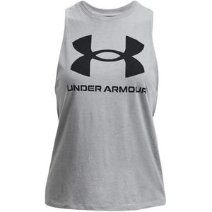 Under Armour vrouwen Live Sportstyle Graphic Tank T-Shirt, Grijs, M