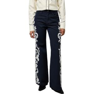 Wrangler - 70s Flare Jeans - Blauw - Katoen