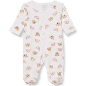 NAME IT Nbfnightsuit W/F Orchid Pink Teddy Noos slaapromper, wit (bright white), 92
