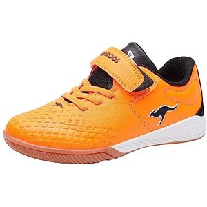 KangaROOS K5-Comb EV Sneakers, Neon Orange Jet Black, 25 EU