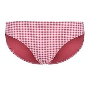 Skiny Dames Micro Straps Bikini Onderstuk Raspberry Vichy, Regular, raspberry vichy, 38