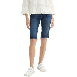 TOM TAILOR Dames Kate Slim Capri Jeans, 10281 - Mid Stone Wash Denim, 26