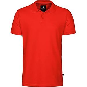 Texstar PS04 Pikee herenhemd, maat 4XL, rood