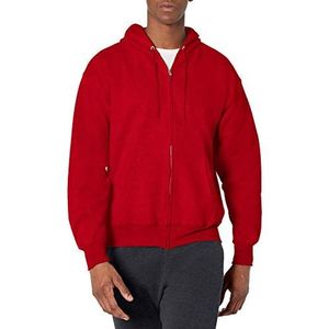 Hanes Ultimate Cotton - Full-Zip Hooded Sweatshirt. F283 DeepRed 2XL