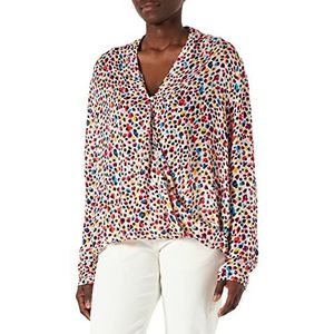 Seidensticker Dames Fashion Regular Fit lange mouwen viscose blouse