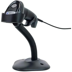 Aztec QR-code en barcodelezer met standaard, USB bedraad, virtuele COM, automatische scan HD870A
