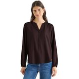 CECIL Blouse in effen kleur Tartufo Brown S