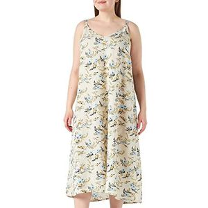 Part Two Phillucapw Dr Dress Relaxed Fit Dames, Blue Leaf Boeket Print, 36