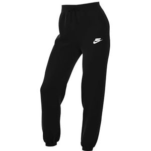 Nike Womens Pant Sportswear Club Fleece, Black/White, DQ5800-010, L