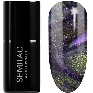 Semilac - UV Hybrid Galaxy Flash - Nagellak - Tint 825 Cyber Violet - 7 ml