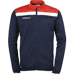 Uhlsport Offense 23 Poly Jacket voor heren, marineblauw/rood/wit, XL