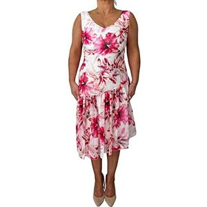 Aldona damesjurk jurk, fuchsia, 38 Grote maten