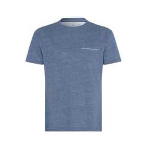 BRAX Heren Style Timmy Linnen Katoenen borstzak T-shirt, Cove, XL