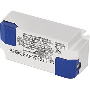 EMOS Dimbare LED transformator Triac 14W, 200-350 mA, 25-40 V DC, constante spanning driver, driver, transformator voor LED-inbouwlampen en plafondlampen EMOS NEXXO, dimmer, LED-panelen