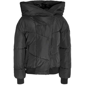 Noisy may Nmtally L/S Bomber Jacket Noos gewatteerde jas, zwart, M, dames, Zwart, M