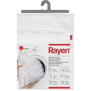 Rayen Tas beschermt je kleding | met ritssluiting | veiligheidssluiting | voor wasmachine en droger | Maat L: 55 x 80 cm, wit