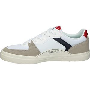 Pepe Jeans Heren Kenton Master Mesh Sneaker, Wit, 42 EU