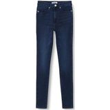 Pieces Onlroyal Hw Skinny Pim Dnm Ext voor dames, donkerblauw (dark blue denim), S / 30L