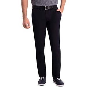 Haggar Men's Premium Comfort Khaki Flat Front Slim Fit Pant