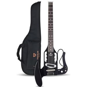 Traveler Guitar Pro-Series Mod-X elektrische gitaar, mat zwart (PSM BKM)