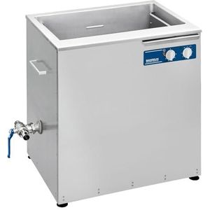 Bandelin Sonorex Technik RM 112 U roestvrij staal 1.4404 ultrasoon bad met overloopzak en handgrepen, 400 V, 50/60 Hz, 40 kHz ultrasone frequentie, inhoud 145 liter, 780 mm lengte, 610 mm breedte, 800