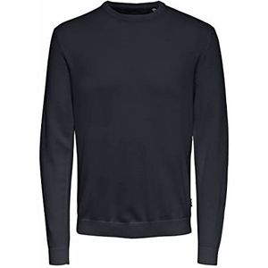 Onsalex 12 Solid Crew Neck Knit, navy, L