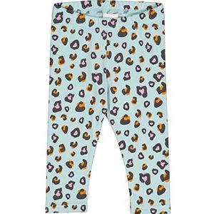 Fred's World by Green Cotton Leo leggings voor babymeisjes, aqua/tangerine/pastel, 56 cm