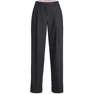 JACK & JONES Dames Jxmary Pleat Fu Mw Pant PNT Noos kostuumbroek, zwart, 29W / 32L