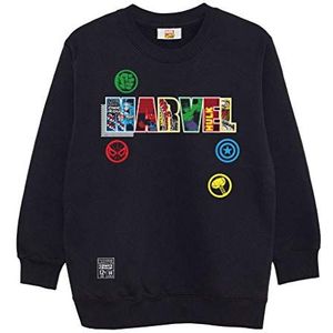 Marvel Comics Avenger Icons Crewneck sweatshirt, Meisjes, 116-182, Schwarz, Officiële Koopwaar
