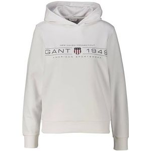 Gant - REG SHIELD HOODIE - Hoodie - White - Katoen