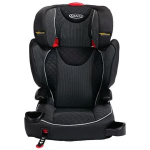 Graco Affix kinderzitje groep 2/3, 15-36 kg, ca. 4-12 jaar, met isofix en zijdelingse bescherming tegen botsingen, incl. bekerhouder en opbergvak, Stargazer