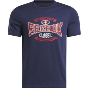 Reebok GS HS Tradition Tee, Donkerblauw, M