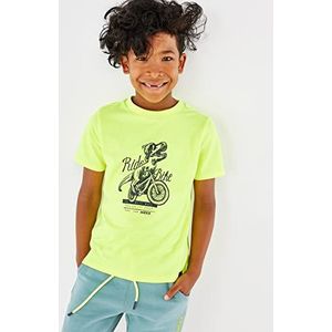 Mexx T-shirt voor jongens, neongeel, 122 cm