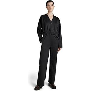 G-STAR RAW Dames verstelbare been V jumpsuit L, Zwart (kaviaar C813-D301), M