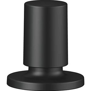 Trekknop zwart mat
