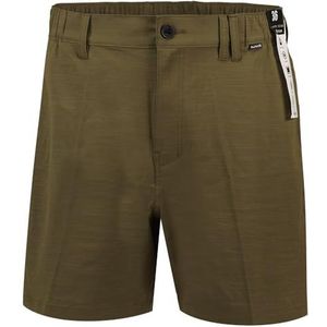 Hurley Shorts Heren - Phantom Slub 3/4 Tailleband 18"" Olijf