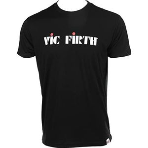 Vic Firth Playera Con Logotipo T-shirt voor volwassenen, uniseks, zwart, M