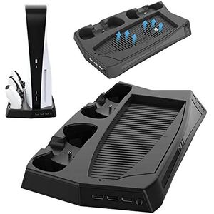 Freaks and Geeks PS5 Controller Charging Station + Console Cooler Fan