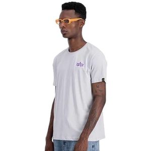 Alpha Industries - Puff Print Logo BP T-shirt - Pastel Grey