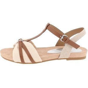 Tom Tailor 5390220017 damessandalen, beige, 43 EU, beige, 43 EU