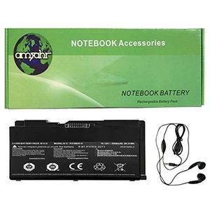 Vervangende batterij voor Clevo P370BAT-8, 4ICR185, 6-87-P37ES-427, P370SM-A, P370EM3, P370SM3, P751ZM- Bevat stereo koptelefoon