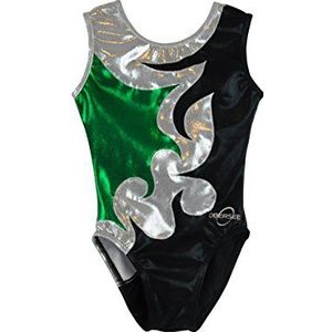 Obersee O3GL064CXXS Turnpakje voor meisjes, Mia Green, CXXS Kind (2-3 jaar)