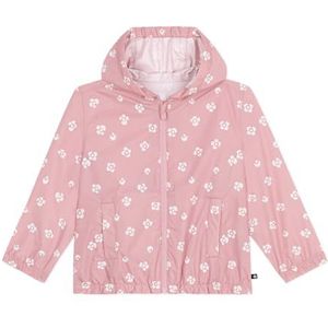 Petit Bateau Windbreaker voor meisjes, Roze/Wit, 5 Jaren