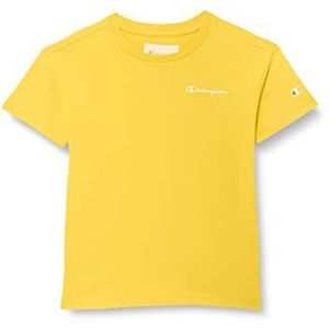 Champion Eco Future Light Jersey S/S T-shirt, mosterdgeel, 5-6 jaar kinderen en jongens
