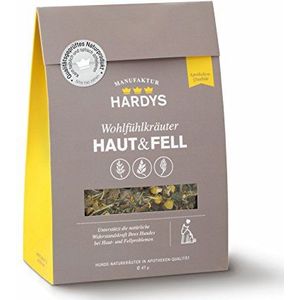 HARDYS Kruiden, huid en vacht, verpakking van 6 stuks (6 x 45 g)