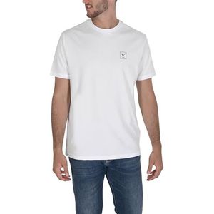 19V69 ITALIA Spa White T-shirt voor heren, Wit, L