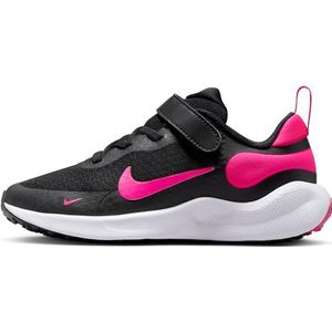 Nike Revolutin 7 Sneakers voor jongens, uniseks, zwart/hyper roze-wit, 32 EU, Zwart Hyper Roze Wit, 32 EU