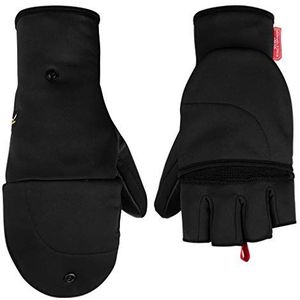 Salewa Sesvenna Fold Back handschoenen, dames, Black Out, XL